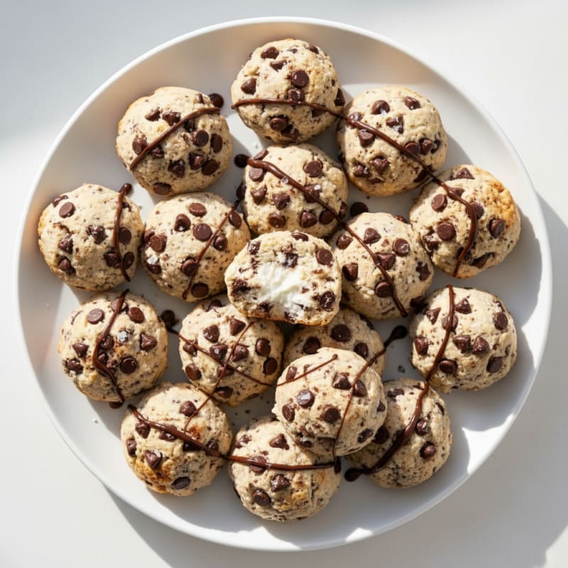 Creamy Chocolate Chip Cookie Dough Bites