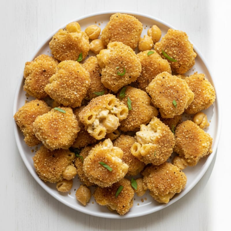 Golden Macaroni and Cheese Bites