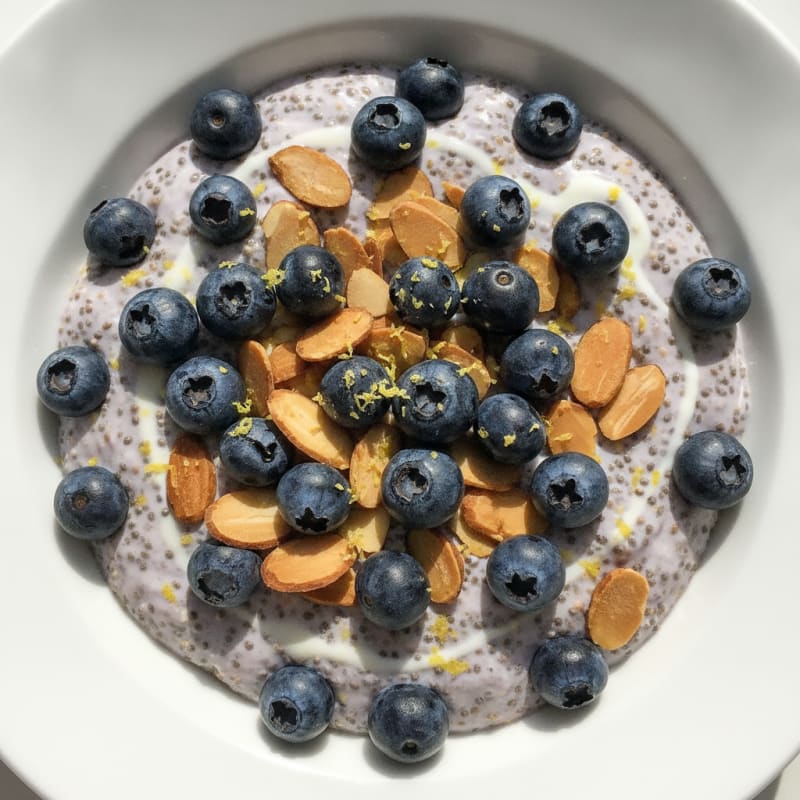 Blueberry Chia Seed Pudding