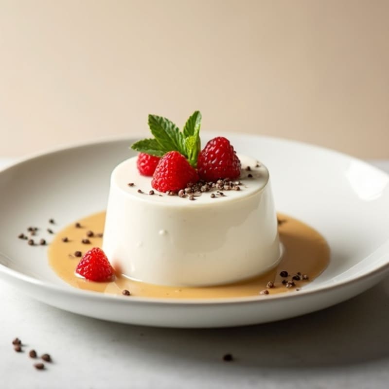 Silky Vanilla Protein Yogurt with Chia Seeds