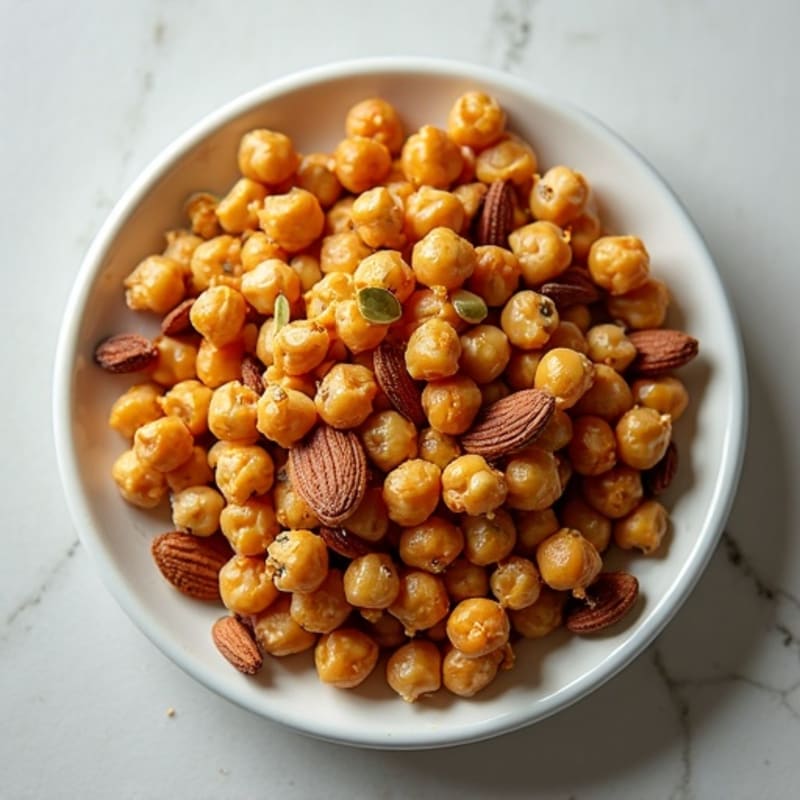 Crispy Roasted Chickpea Trail Mix