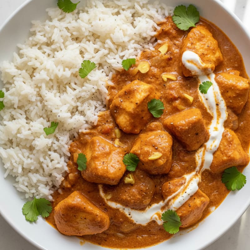 Chicken Tikka Masala with Basmati Rice