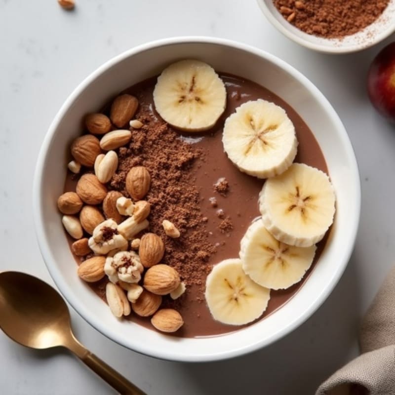 Creamy Chocolate Hazelnut Protein Bowl
