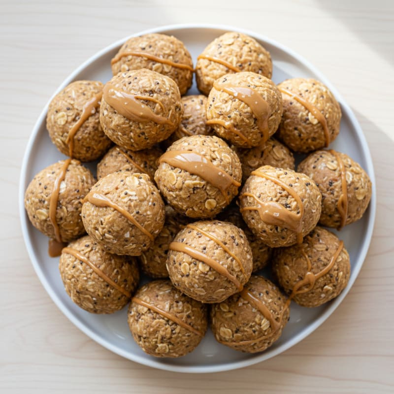 Creamy Peanut Butter Protein Bites