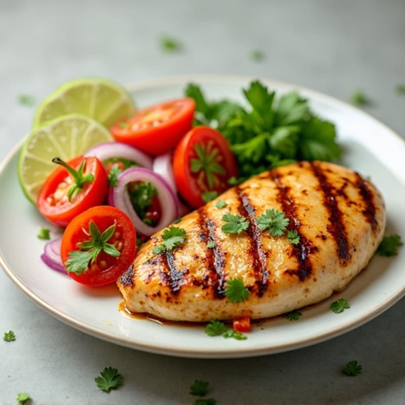 Cilantro Lime Grilled Chicken with Fresh Salsa