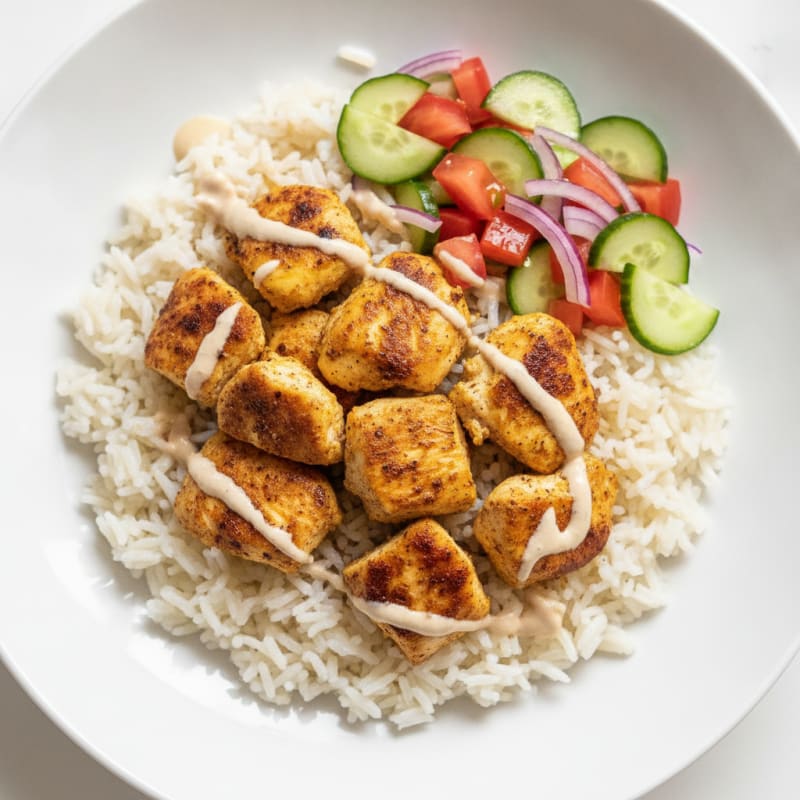 Chicken Shawarma Rice Bowl