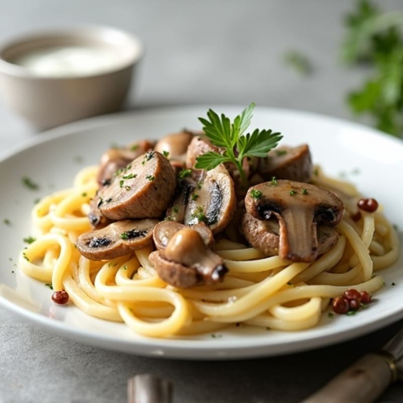 Creamy Greek Yogurt Beef Stroganoff with Mushrooms