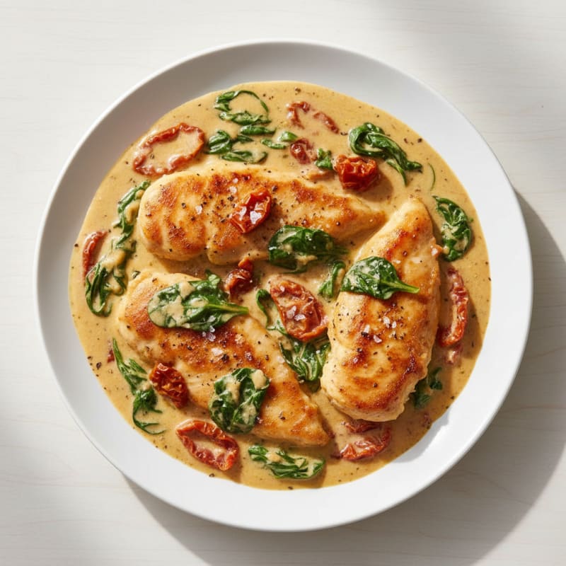 Creamy Tuscan Chicken Skillet