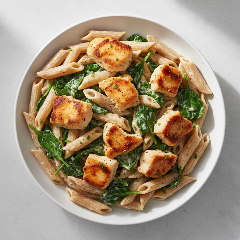 Creamy Garlic Chicken Alfredo Pasta