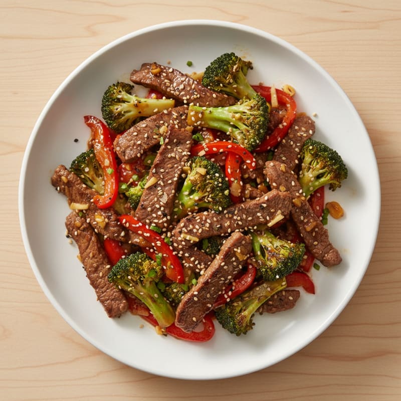 Sesame Beef and Broccoli Stir-Fry