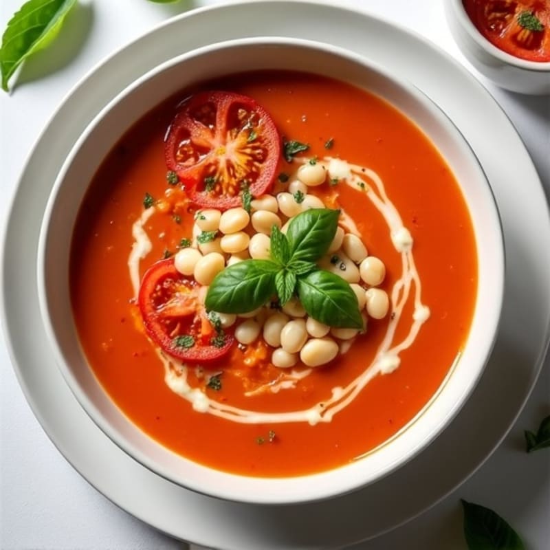 Creamy Roasted Tomato Basil Soup