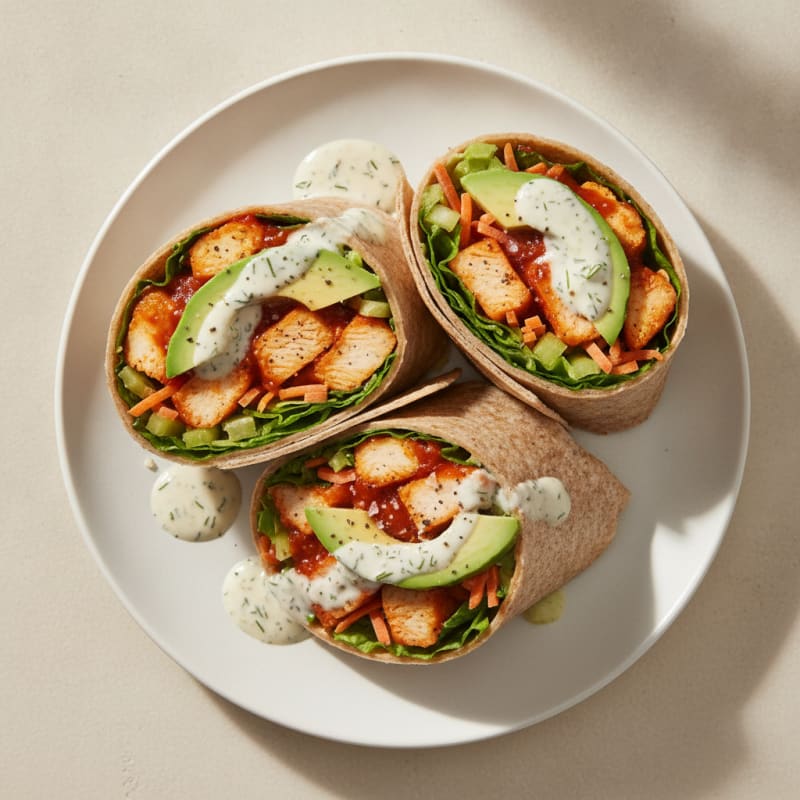 Buffalo Ranch Chicken Wrap