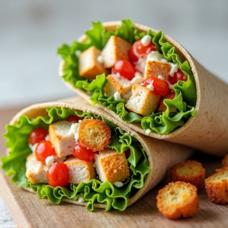 Grilled Chicken Crispy Caesar Wrap