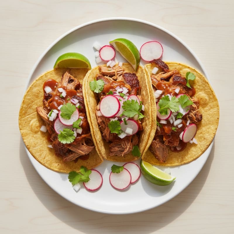 Slow-Cooked Pork Carnitas Tacos