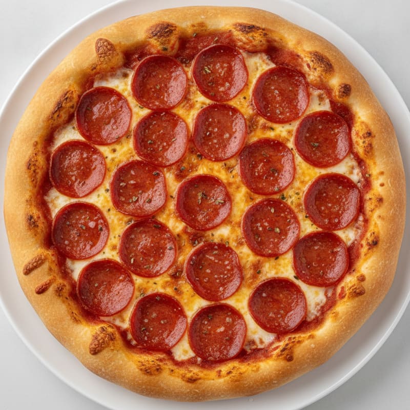 Stuffed Crust Pepperoni Pizza