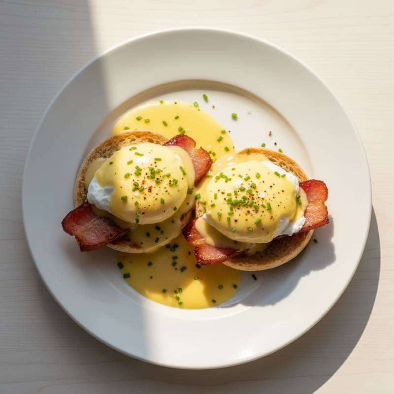 Classic Eggs Benedict with Hollandaise
