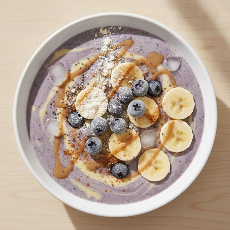 Blueberry Banana Protein Smoothie