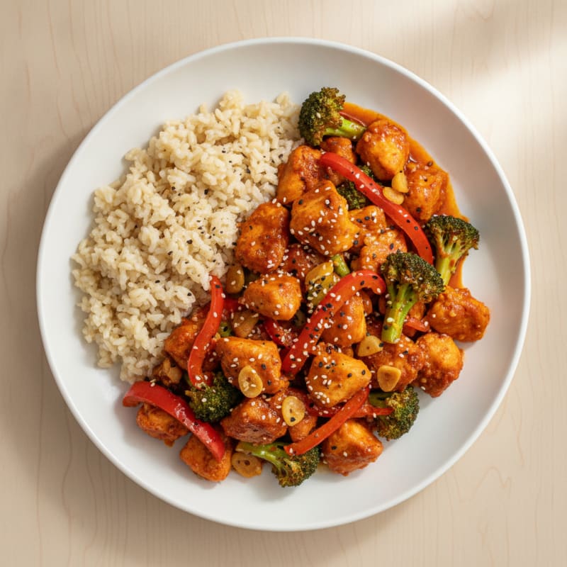 Spicy Gochujang Chicken Stir-Fry
