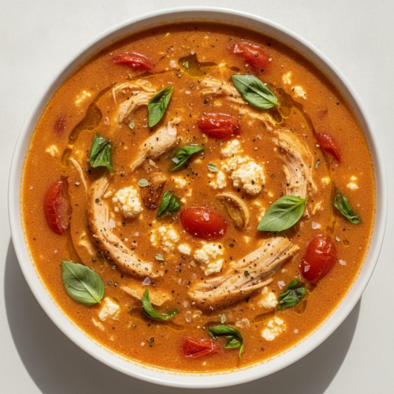 Roasted Tomato Basil Soup