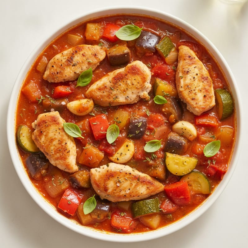 Classic French Ratatouille with Herbs