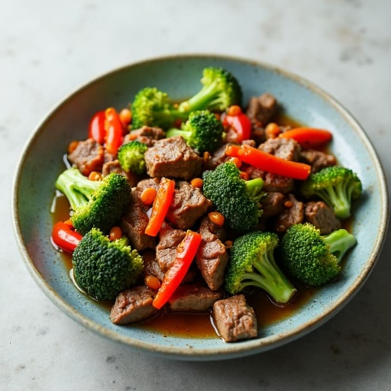 Ginger-Garlic Beef and Broccoli Stir-Fry