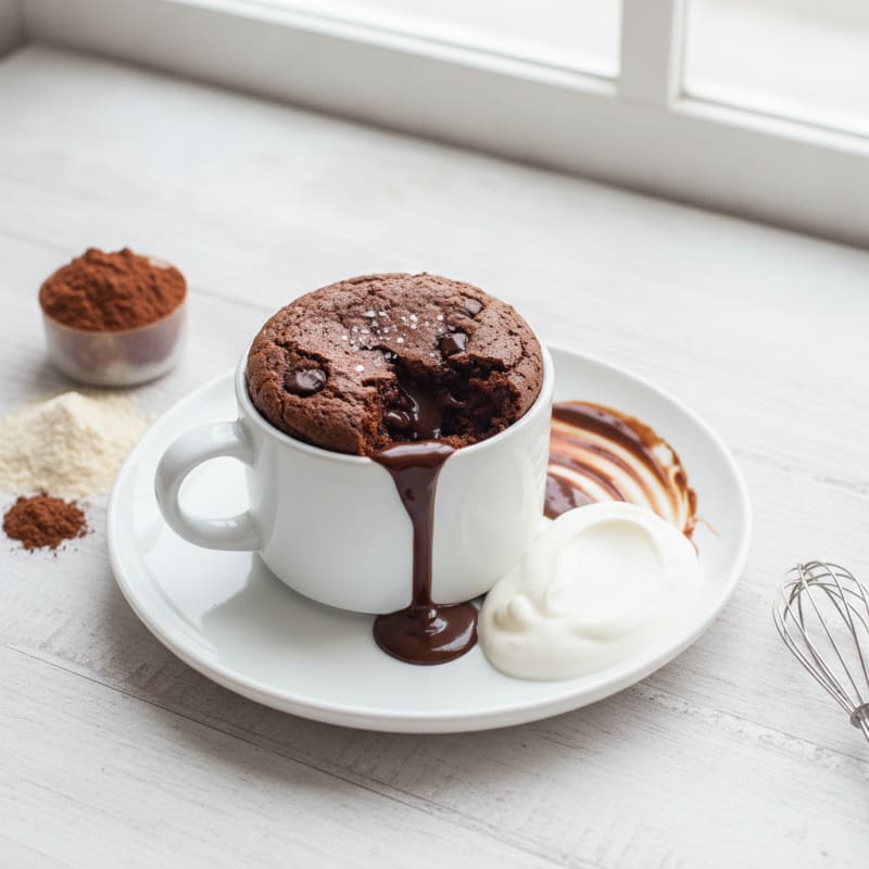 Decadent Chocolate Protein Mug Cake