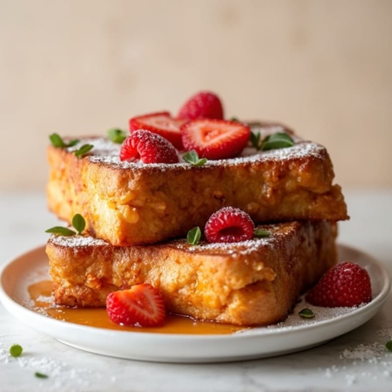 Protein-Packed Vanilla Almond French Toast