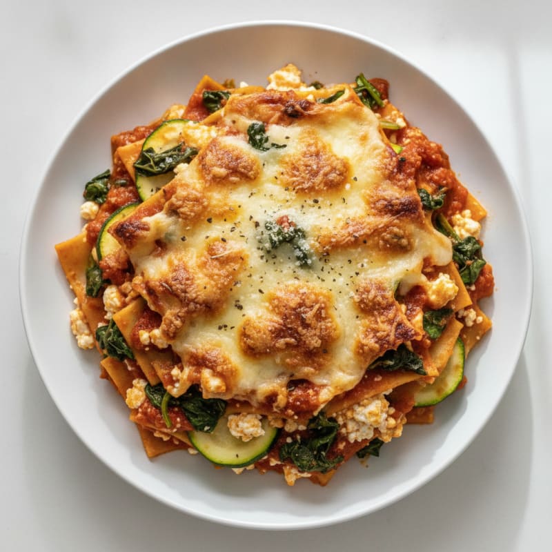 Hearty Vegetarian Lasagna Bake