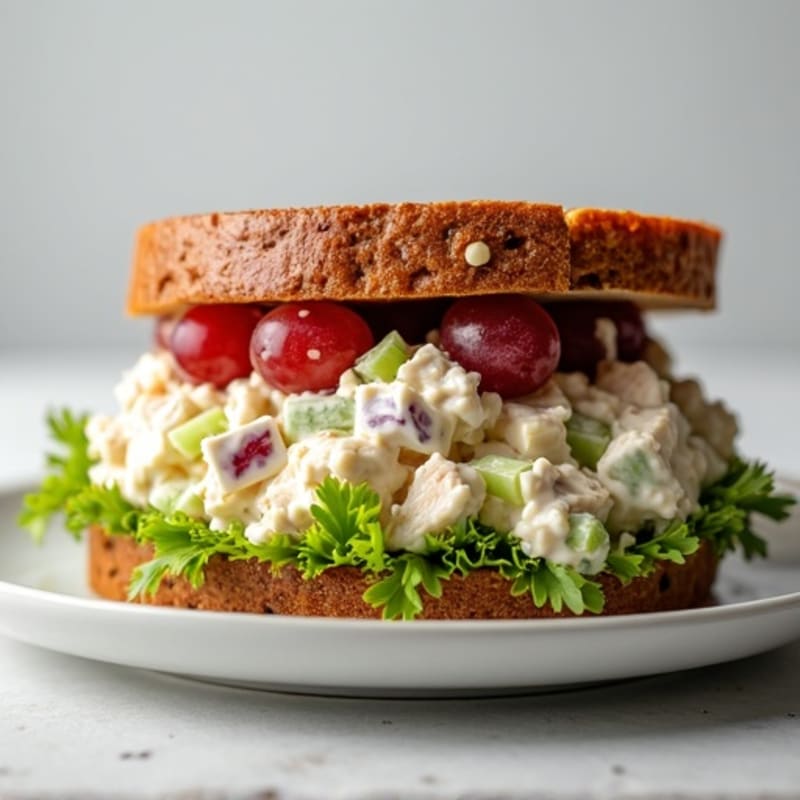 Creamy Greek Yogurt Chicken Salad Sandwich