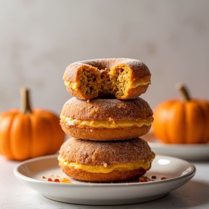 Protein-Packed Baked Pumpkin Spice Donuts