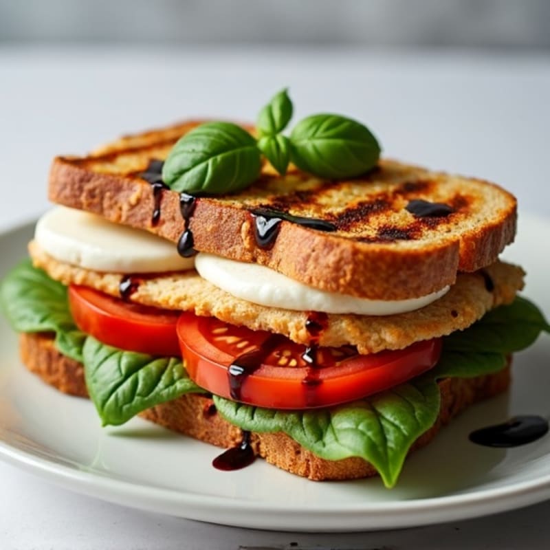 Fresh Grilled Chicken Caprese Sandwich