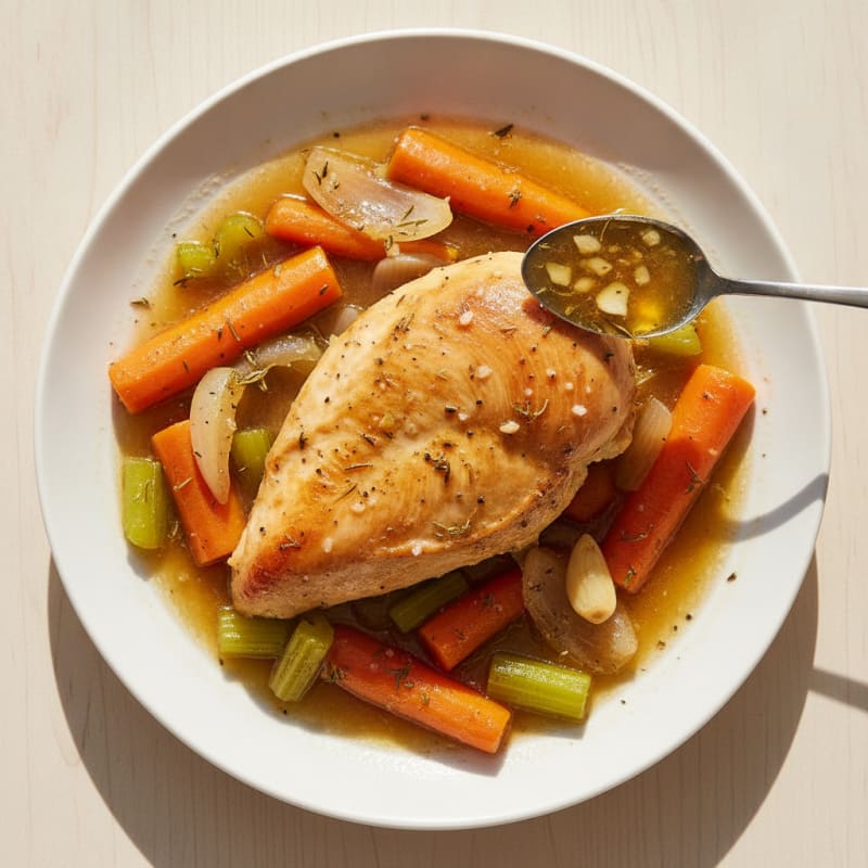 Slow Cooker Savory Herb Chicken