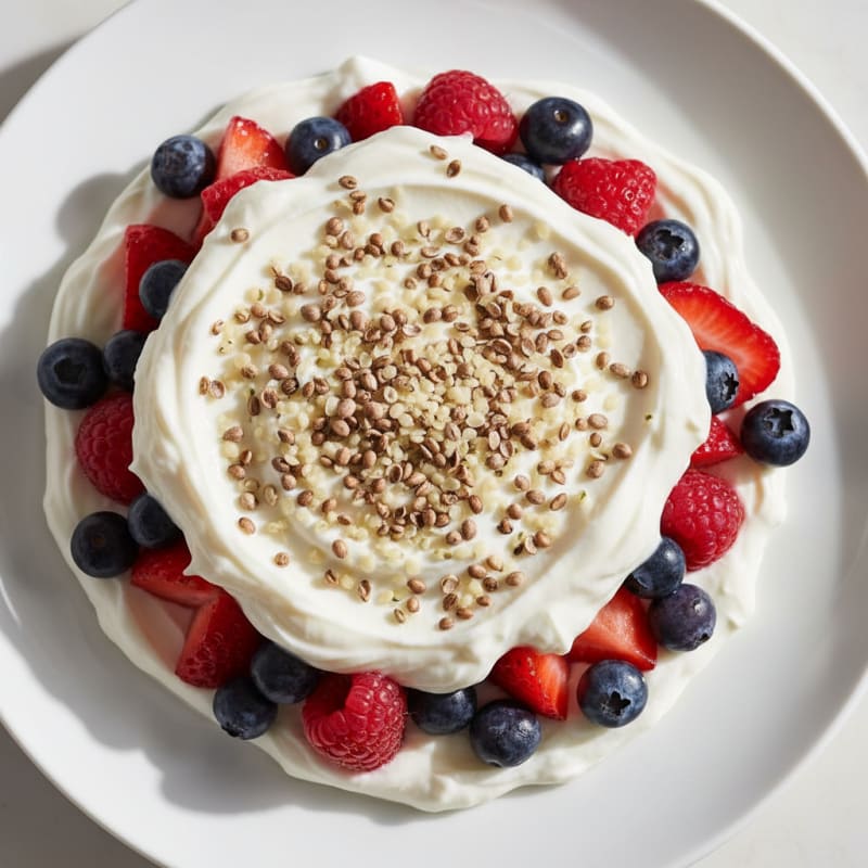 Creamy Greek Yogurt Protein Parfait with Mixed Berries