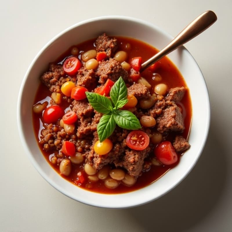 Lean Beef and Bean Homestyle Chili