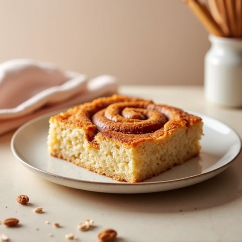 Protein-Packed Cinnamon Roll Breakfast Bake