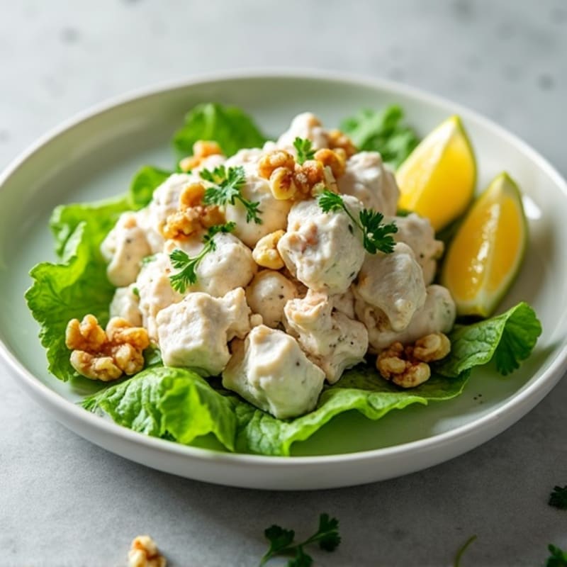 Creamy Herb Chicken Salad with Crunchy Celery