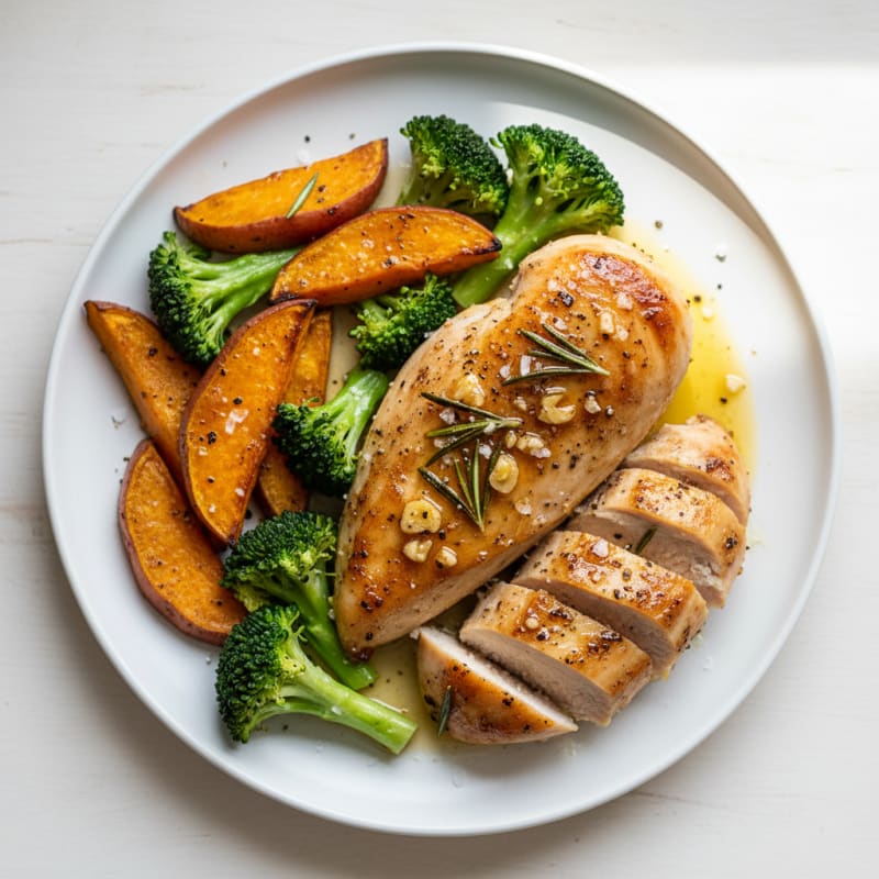 Garlic Herb Roasted Chicken Breast