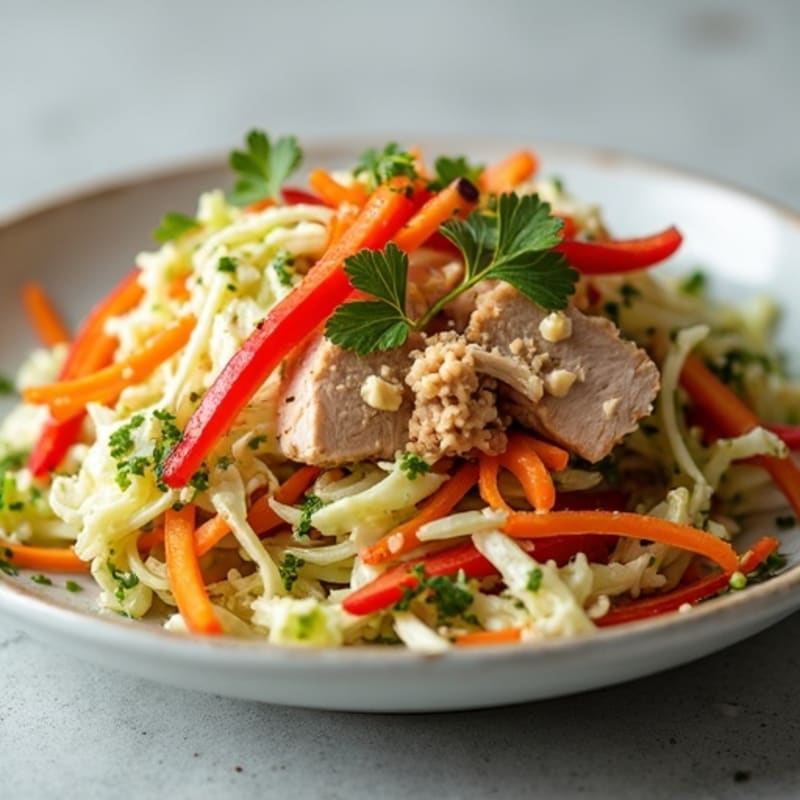 Citrus-Garlic Pulled Pork with Fresh Slaw