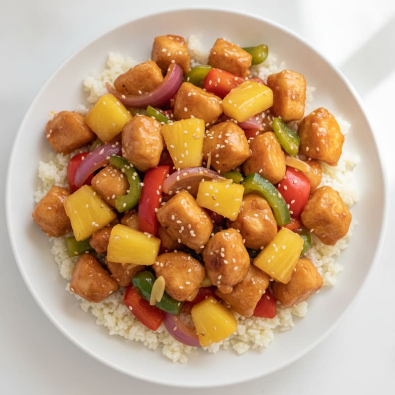 Sweet and Sour Chicken with Pineapple