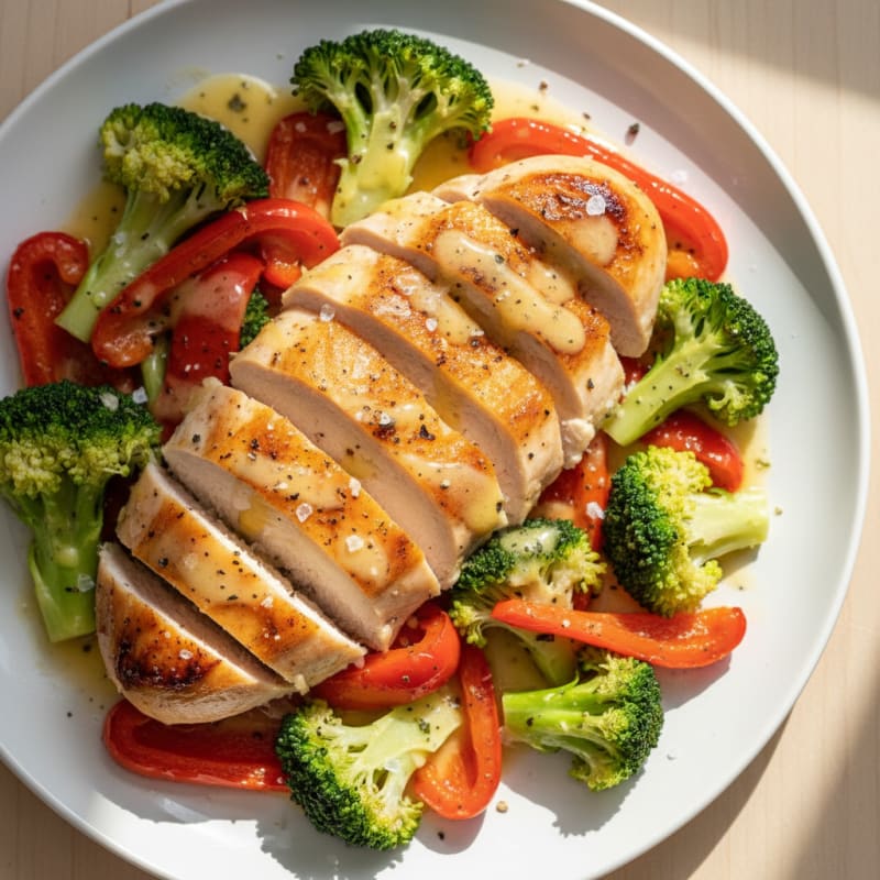 Tender Lemon-Herb Roasted Chicken and Veggies