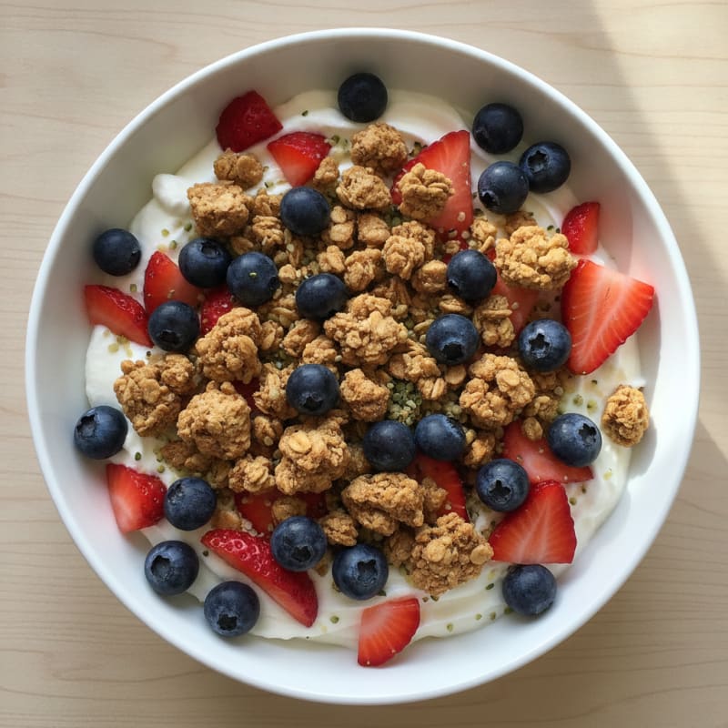 Berry Yogurt Bowl with Granola