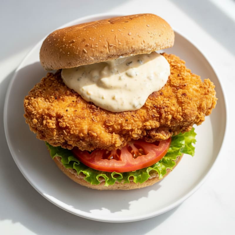 Crispy Buttermilk Fried Chicken Sandwich