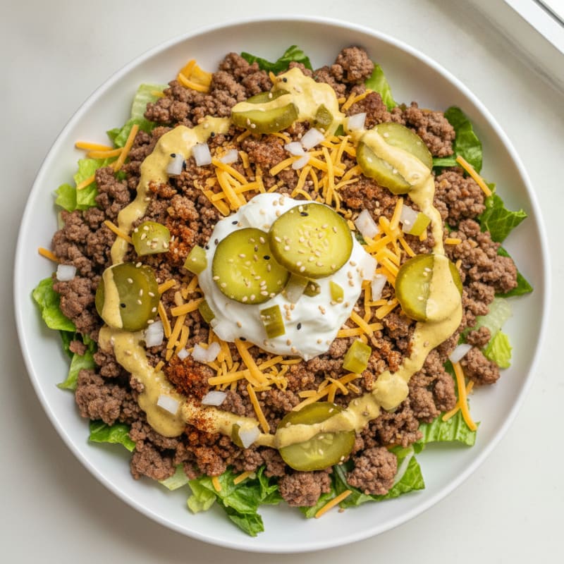 Big Mac Protein Bowl