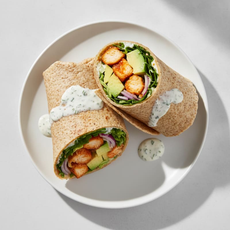 Buffalo Ranch Chicken Wraps
