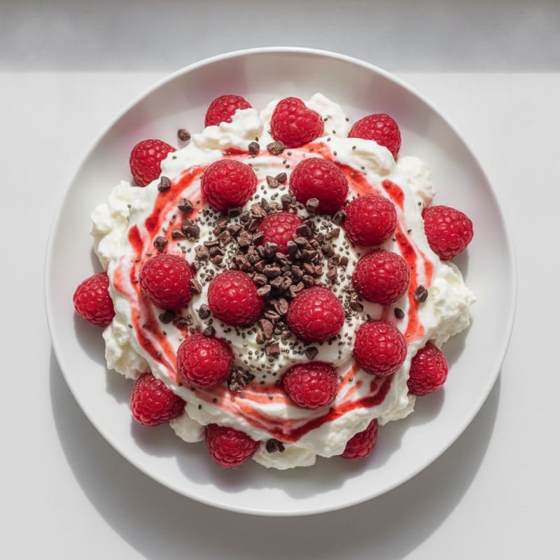 Creamy Greek Yogurt Protein Mousse with Berries