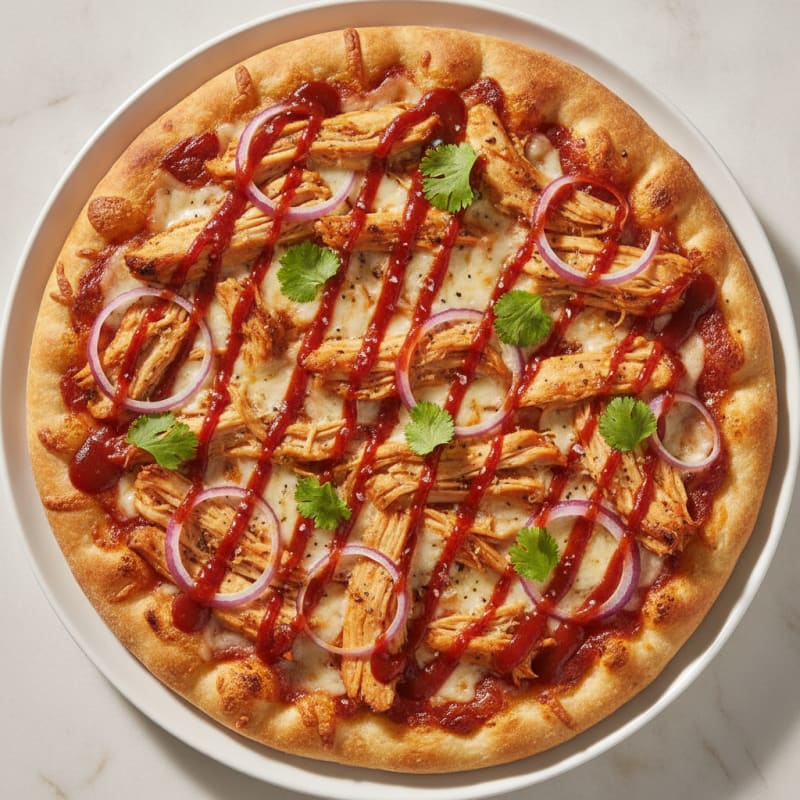 High-Protein BBQ Chicken Pizza