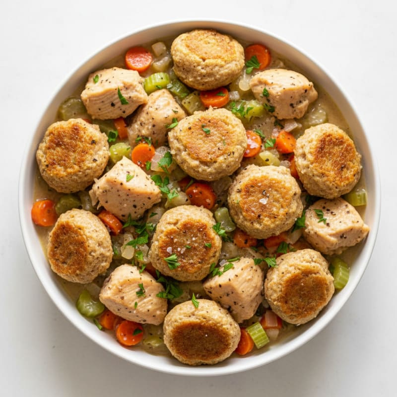 Creamy Herb Chicken and Dumplings