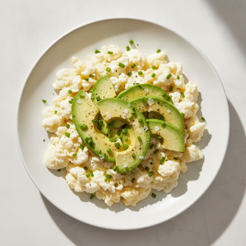 Savory Avocado Egg White Scramble