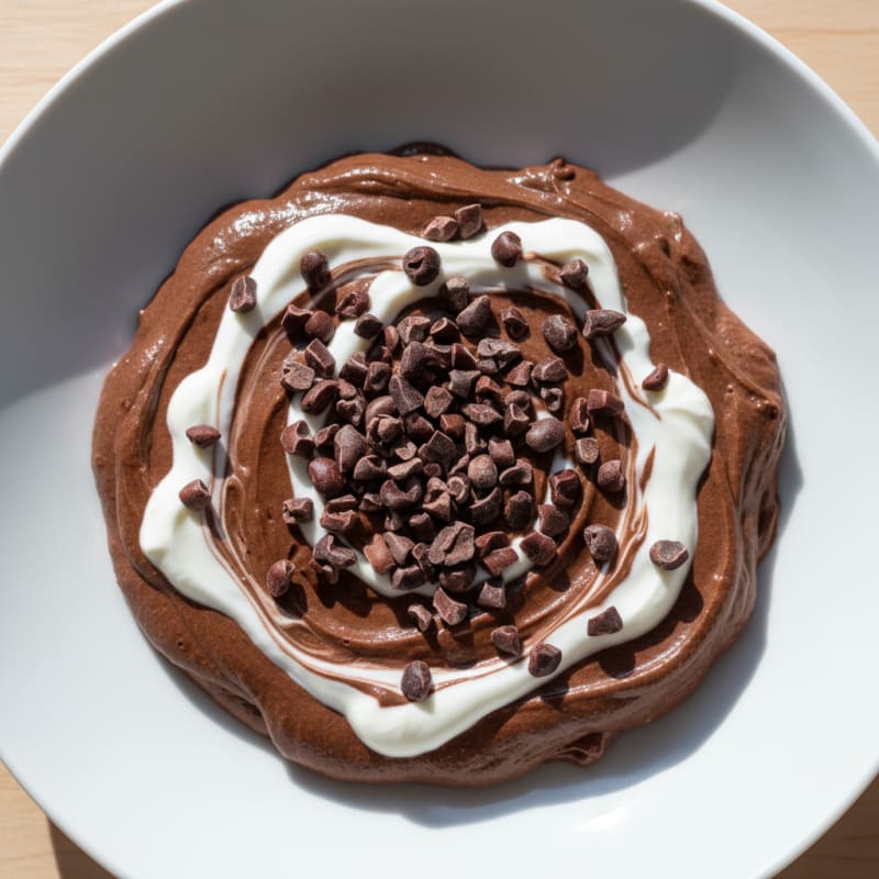 Silky Chocolate Protein Pudding with Greek Yogurt