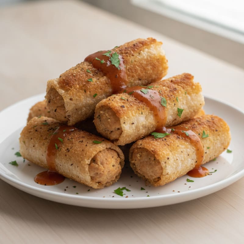 Spiced Ground Chicken Air-Fried Bites
